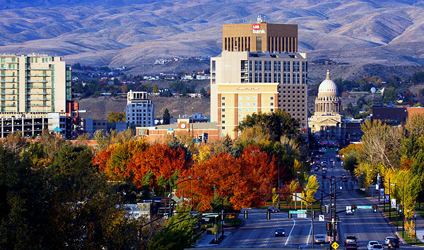 Capitol Boulevard, Boise, Idaho: Strictly copyrighted John T. Baker Photographer LLC, JayBee Stock.com