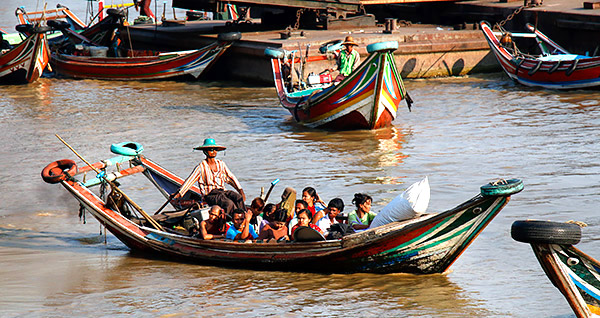Photo of the Myanmar faces and places