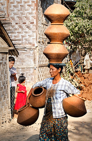 Photo of the Myanmar faces and places