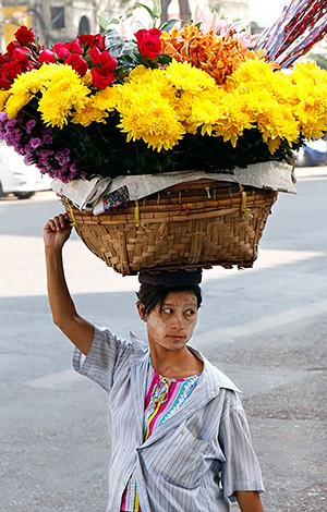 Photo of the Myanmar faces and places