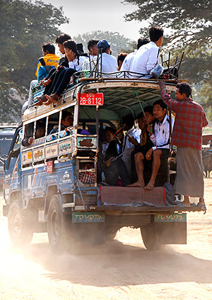 Photo of the Myanmar faces and places