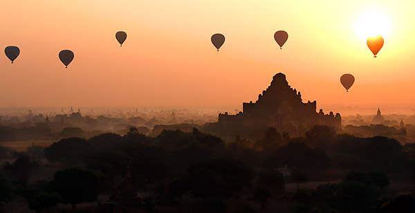 Photo of the Myanmar faces and places