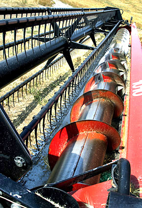 Palouse agricultural image, grain harvest, Idaho and Washington