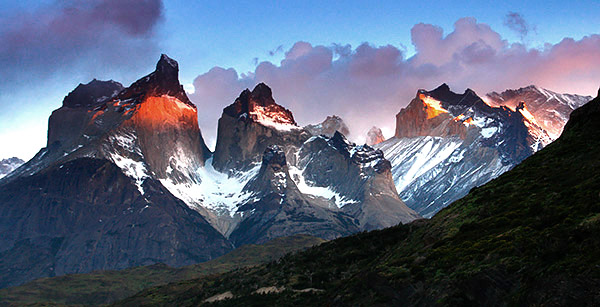 Patgonia: Cuernos, the horns, Torres del Paine, Chile