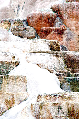 Old Faithful geyser in Yellowstone, Wyoming