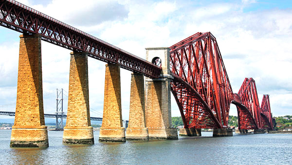 Firth of Forth bridge, Scotland, UK